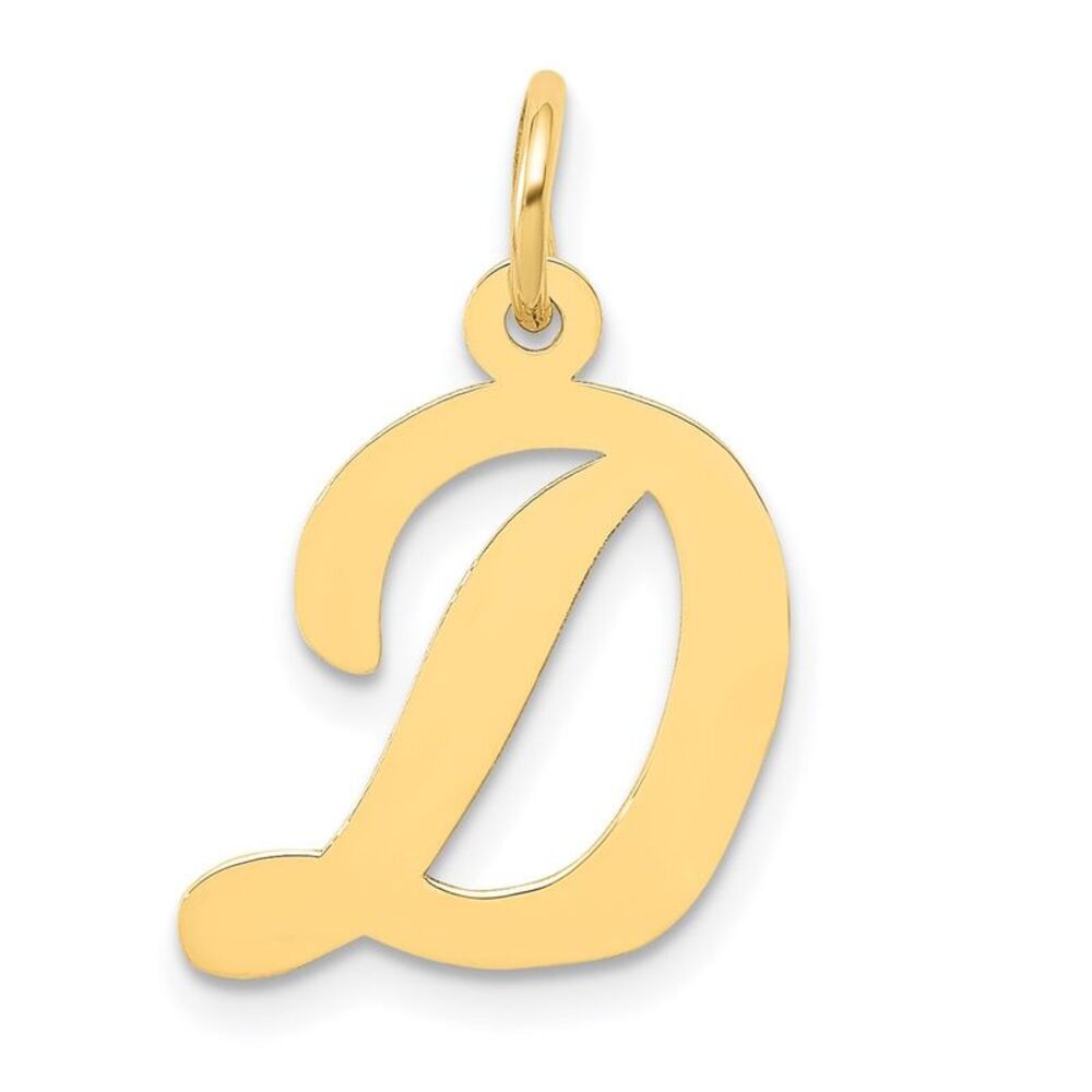 Kazi Luxury 14k Yellow Gold Medium Script Letter … - image 1